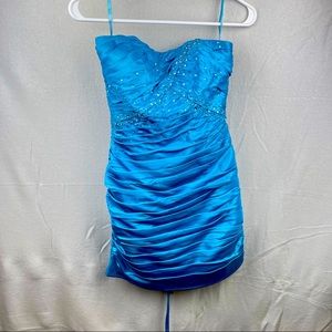 Blue club dress